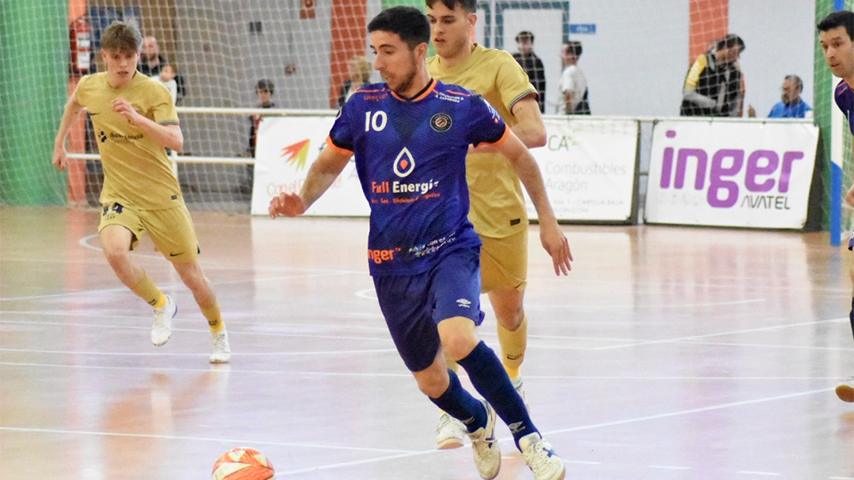 Jorge Tabuenca, jugador del Full Energía Zaragoza (Fotografía: Sandra Valero)