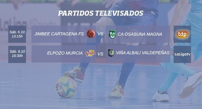 Dos partidos televisados de Primera División fin de semana| LNFS