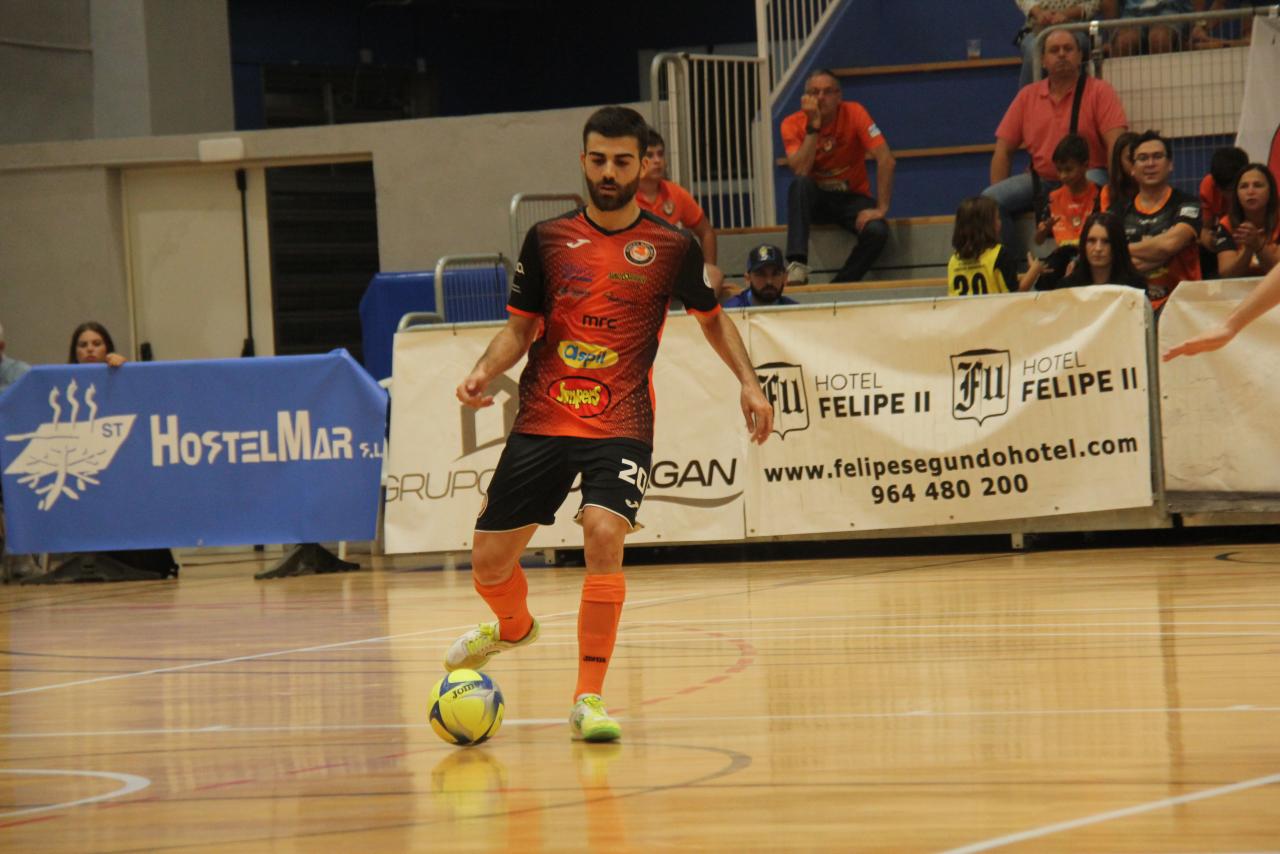 David Pazos, del Aspil Jumpers Ribera Navarra, durante un partido