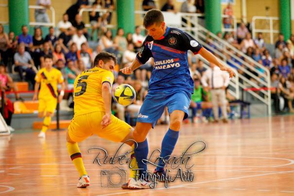 Pedro, jugador del Azulejos Moncayo Colo Colo, durante un partido 
 Foto: Rubén Losada FotografiArte