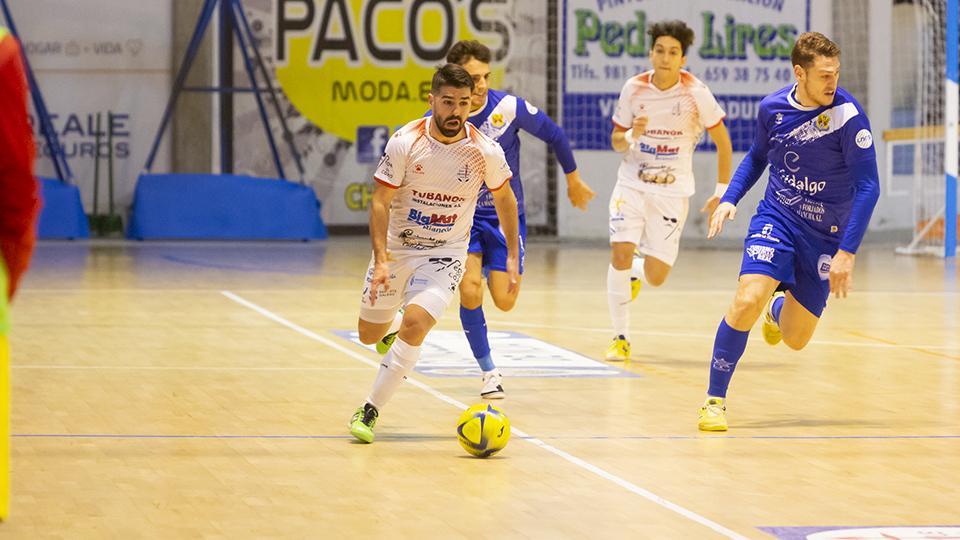 Javaloy, jugador del Noia Portus Apostoli, durante un partido.