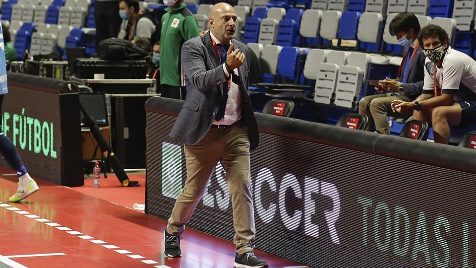 Tino Pérez, entrenador de Movistar Inter