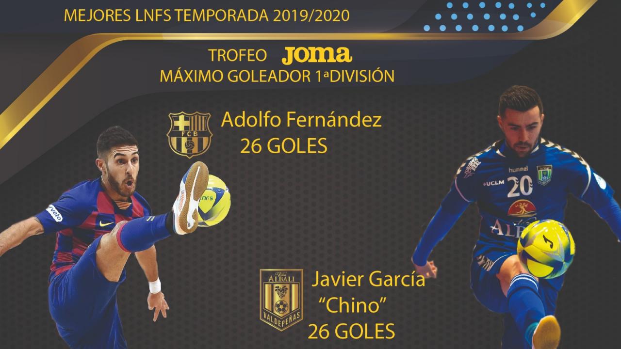 cómodo Espectáculo Tropezón Adolfo y Chino, 'Trofeo Joma al Máximo Goleador de Primera' la temporada  2019/20| LNFS
