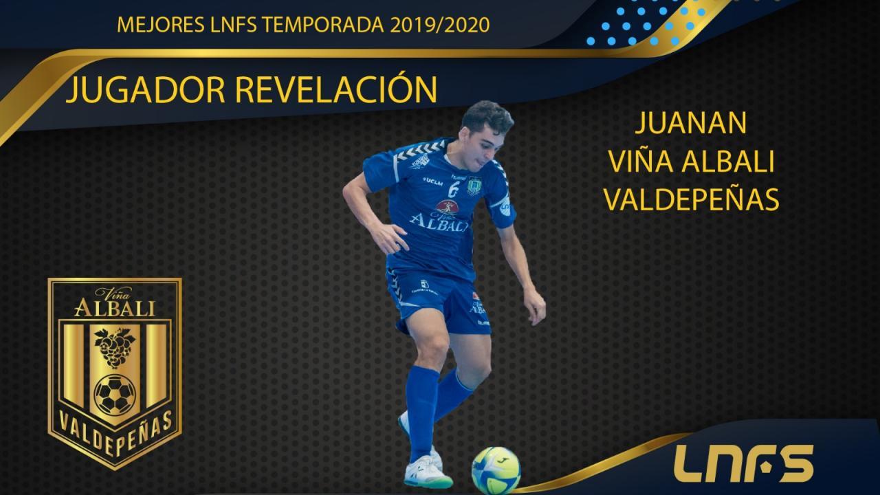 Juanan, Trofeo al 'Jugador Revelación' de la LNFS en la temporada 2019/20.