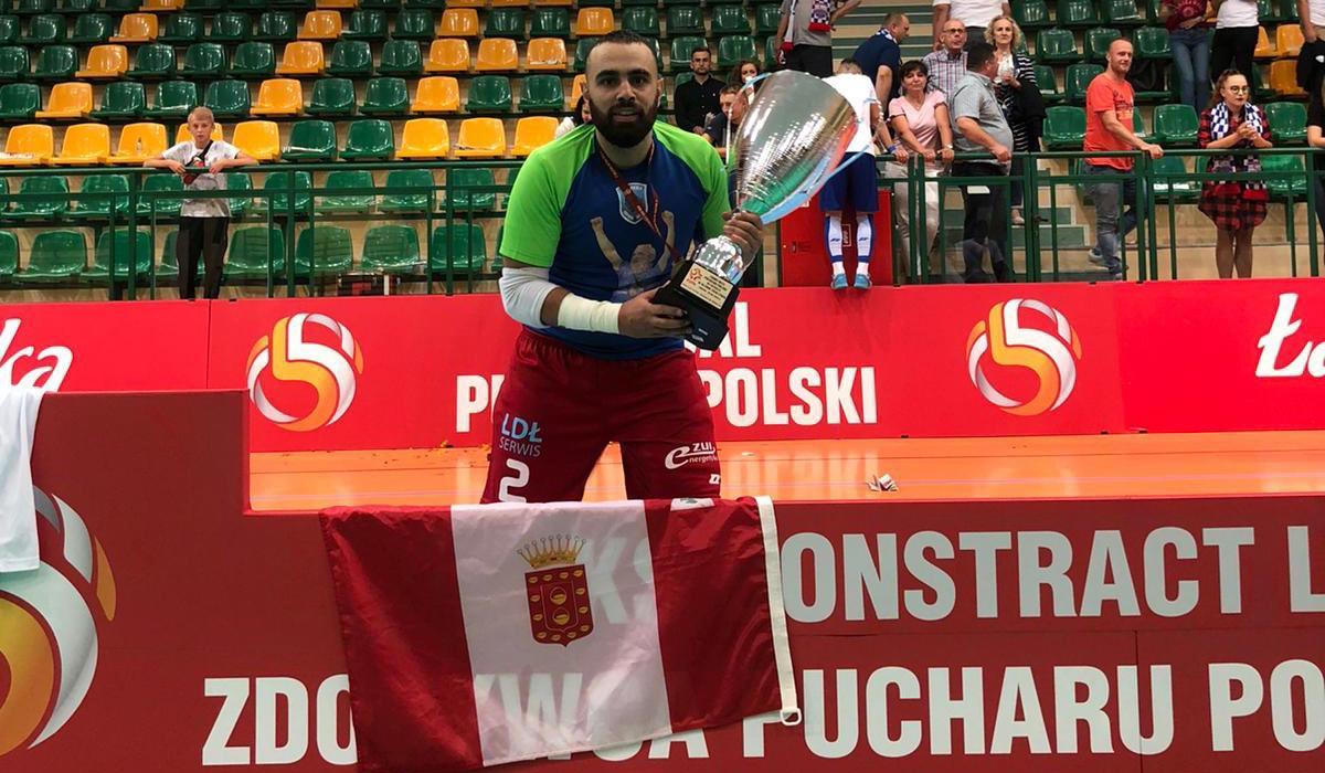Imanol Chávez se proclamó campeón de Copa en Polonia con el Constrack Labawa