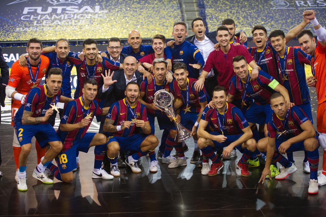 El Barça logró su tercera UEFA Futsal Champions League