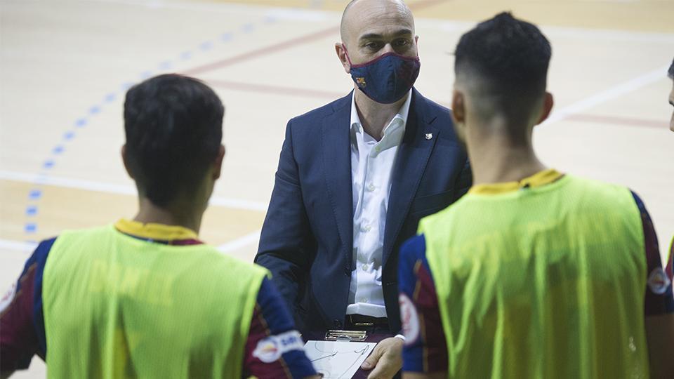 Miguel Andrés, segundo entrenador del Barça.