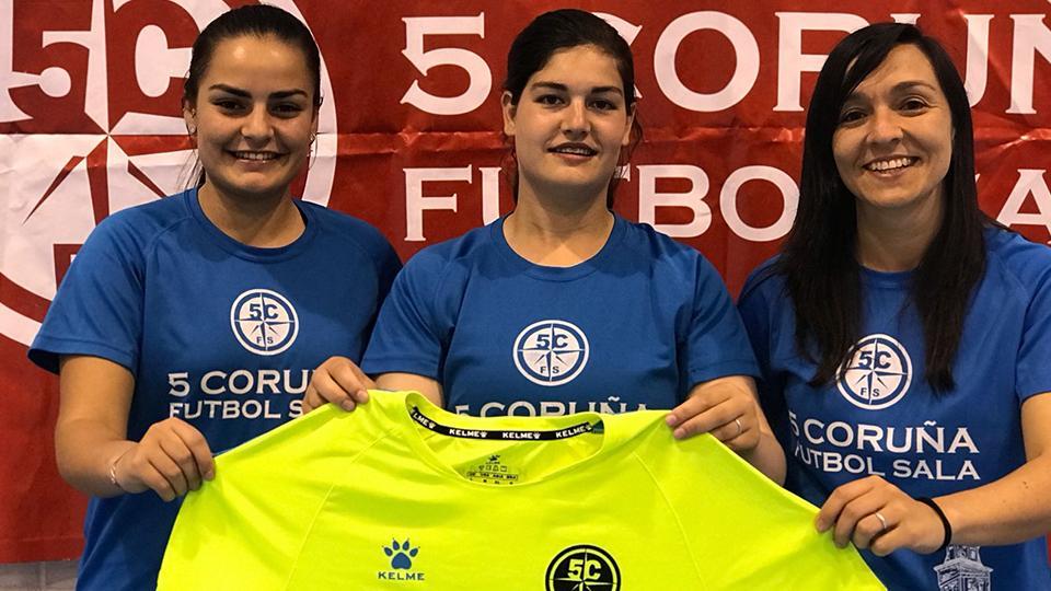 Elena López López, Estefanía Martínez Figueroa y Sandra Blanco Mato.