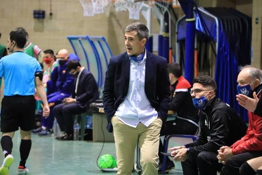 Juanlu Alonso, entrenador del Manzanares FS Quesos El Hidalgo