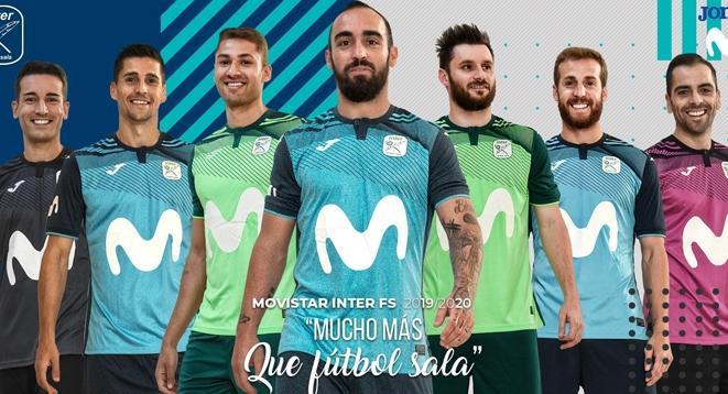 Durante ~ mezcla elemento Movistar Inter y Joma presentan las nuevas camisetas de la temporada  2019/2020| LNFS