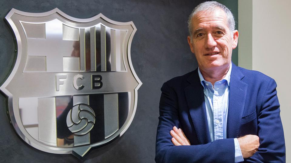 Andreu Plaza, técnico del Barça tras firmar su renovación