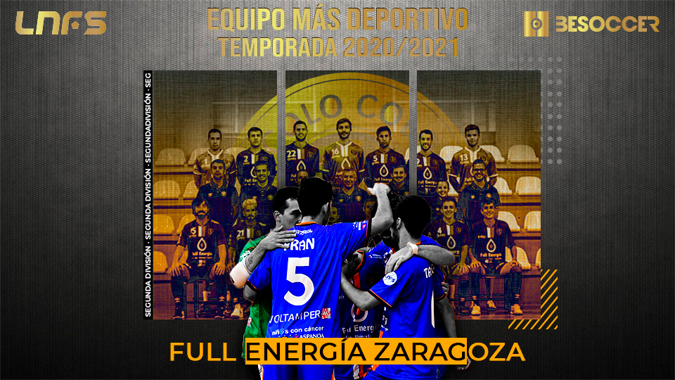 Full Energía Zaragoza, Trofeo ‘BeSoccer al Equipo Más Deportivo la Temporada 2020/21’ en Segunda División