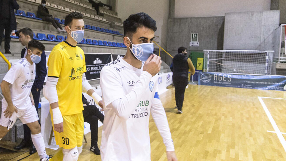 Dani Blanco, jugador de Santiago Futsal.