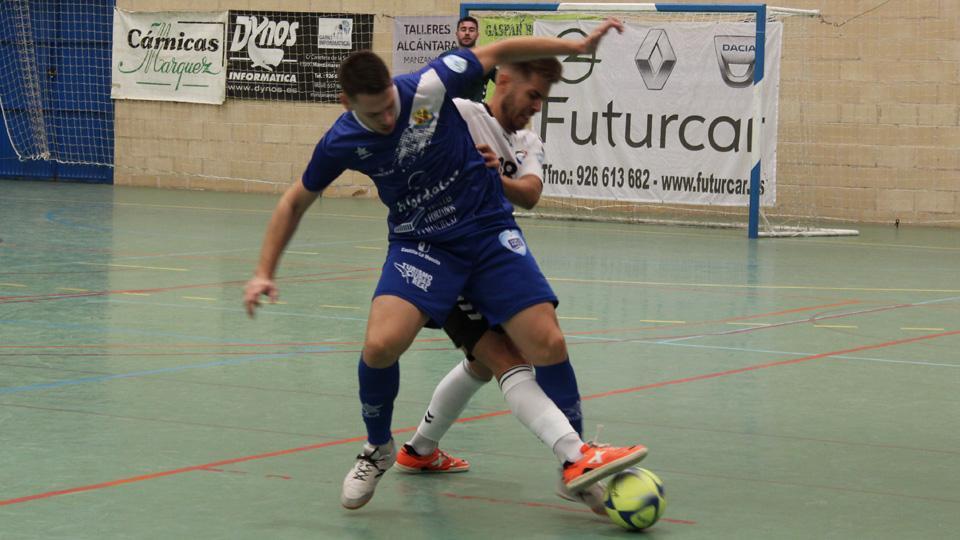 Marcos Otero, jugador del Manzanares FS, durante un partido