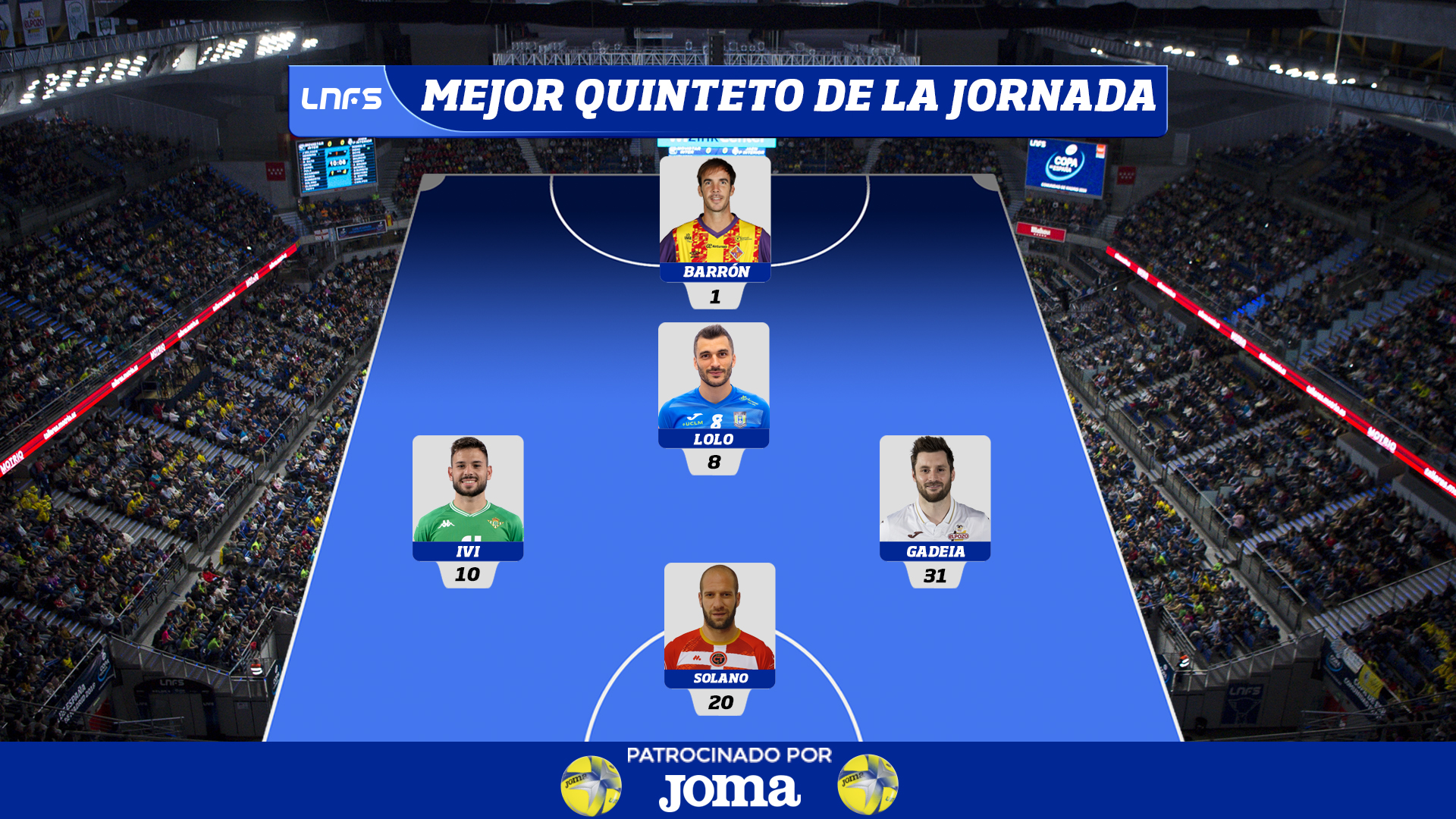 Mejor Quinteto de la Jornada 1