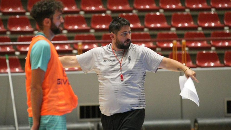 Josan González, durante un entrenamiento.