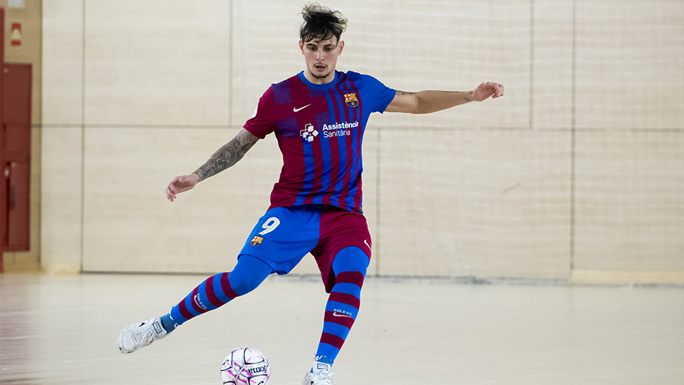 Dani Fernández, jugador del Barça B.