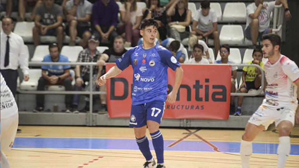 Rangel, jugador de Bisontes Castellón, durante un encuentro. 