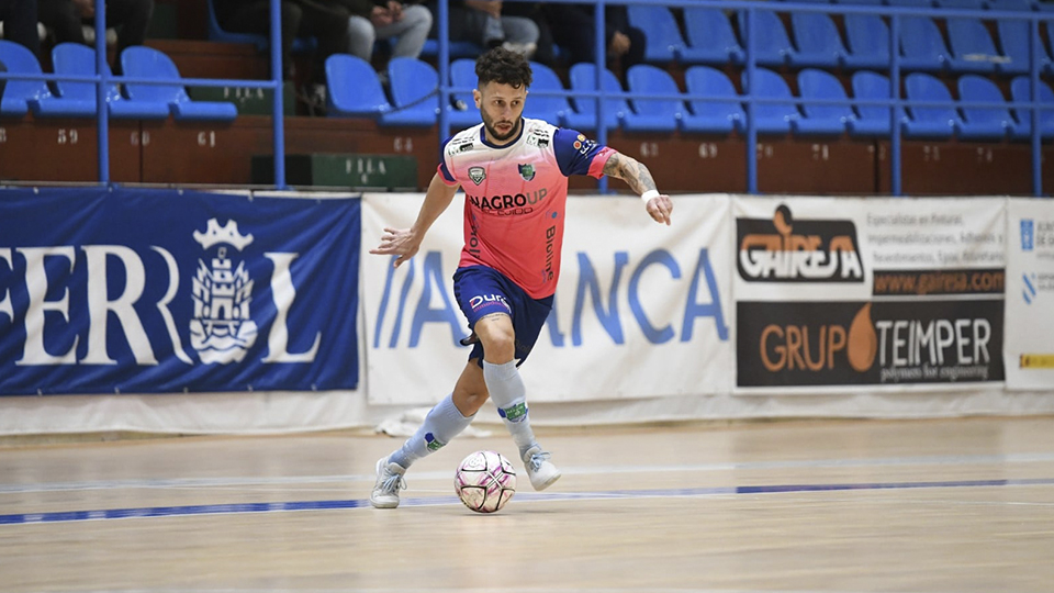 Pipi, jugador del CD El Ejido Futsal. (Foto: Ismael Mijan / MijanPhoto)