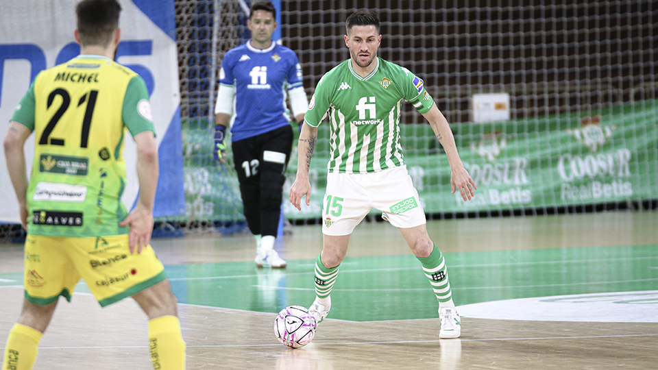 Rubén Cornejo, del Real Betis Futsal, durante un partido