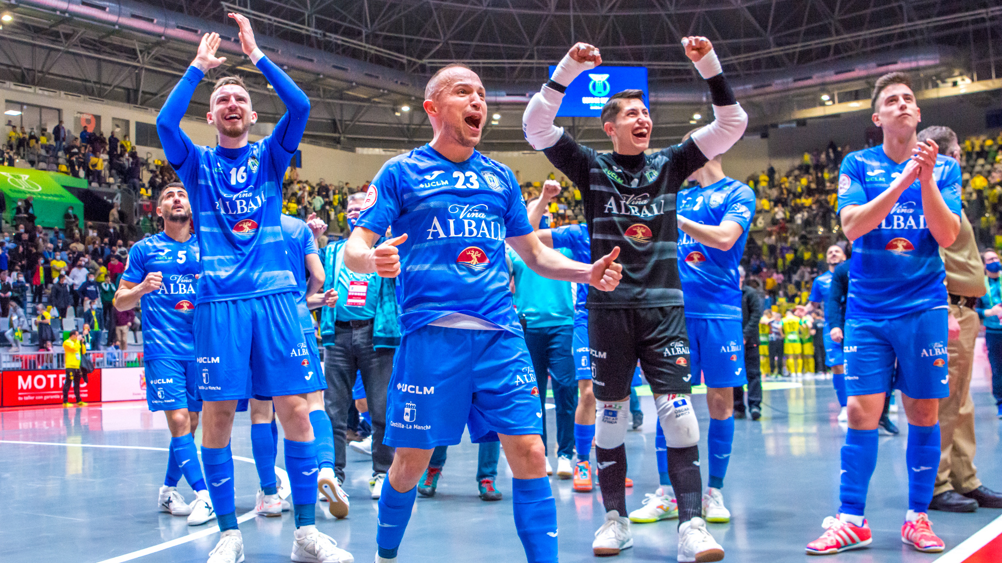 El Viña Albali Valdepeñas celebra su pase a Semifinales de la Copa de España