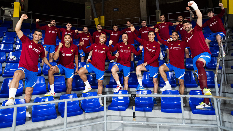 El Barça afronta con ilusión la Final Four de la UEFA Futsal Champions League en Riga