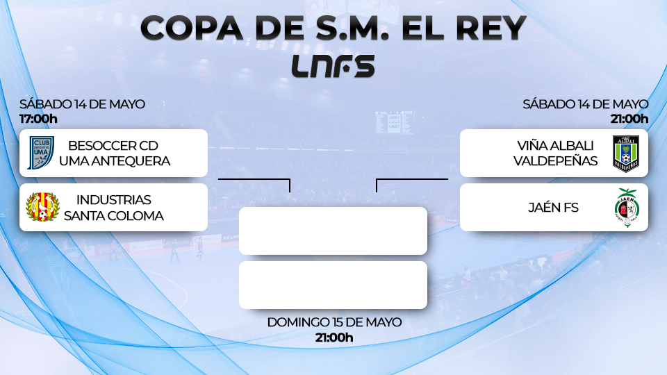 Cuadro de la Final Four de la Copa de SM El Rey
