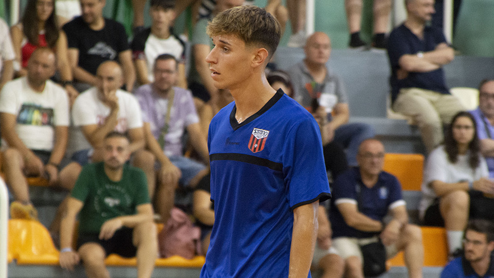 David Yera, jugador del AD Sala 10 (Fotografía: Pedro Luis Serrano)