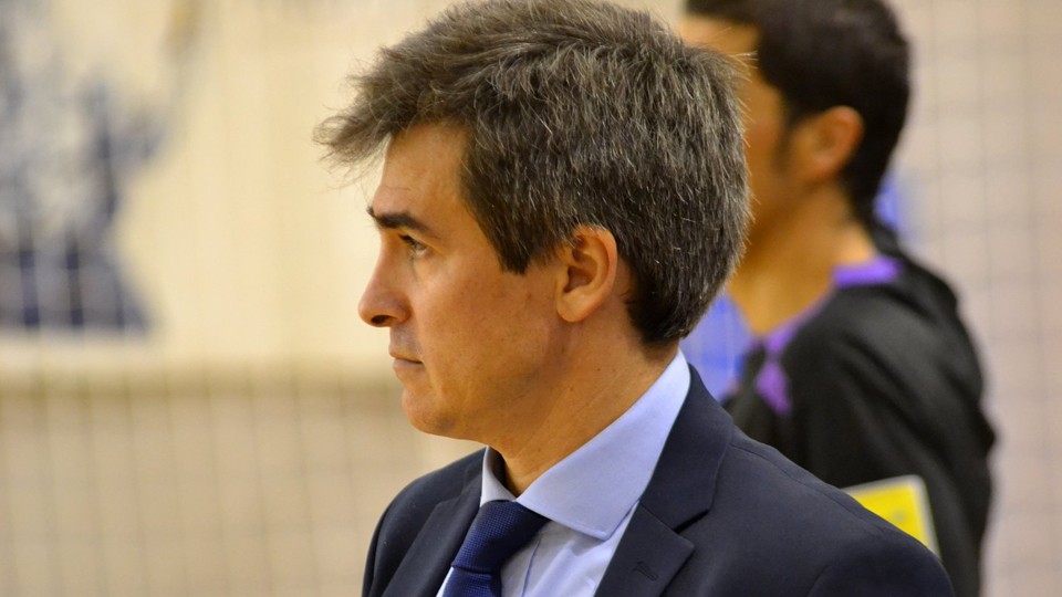 Juanlu Alonso, entrenador del Manzanares FS Quesos El Hidalgo