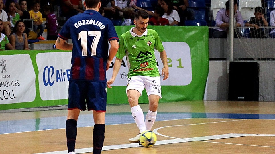 Lolo, jugador de Palma Futsal, durante un encuentro