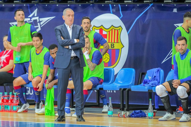 Andreu Plaza, entrenador del Barça 