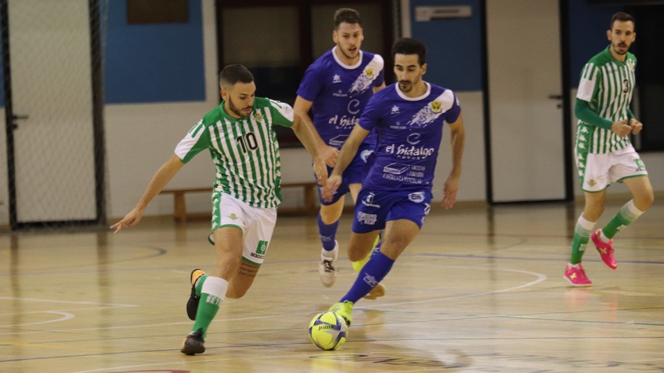 Ivi del Real Betis Futsal y Álex Velasco del Manzanares FS 