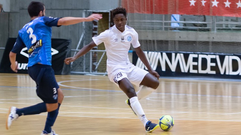 D. Xavier de Santiago Futsal durante un encuentro 