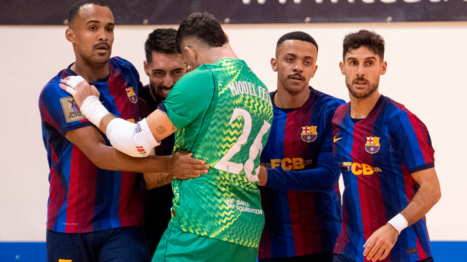Un serio y sólido Barça supera al Semey (1-6)