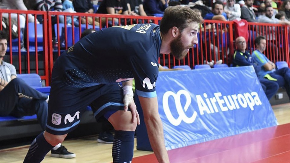 Pola, jugador de Movistar Inter, durante un partido. (Foto: Sandra Santiago
Movistar Inter).