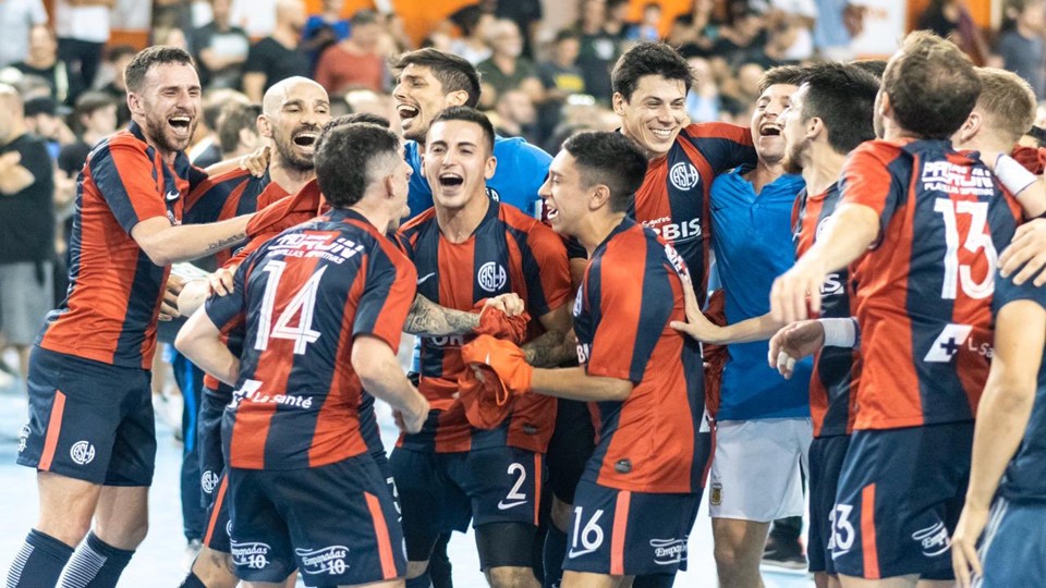 San Lorenzo festeja su pase a la gran final de la Liga AFA