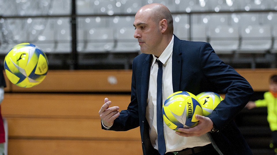 Javi Rodríguez, entrenador del Industrias Santa Coloma.