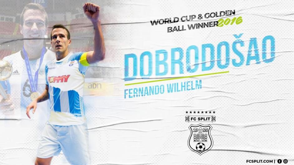 Fernando Wilhelm, nuevo jugador del FC Split de Croacia