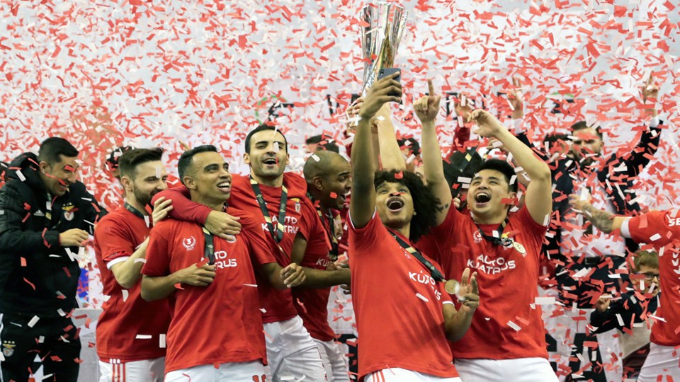 El Benfica se proclamó campeón campeón de la Taça de la Liga por tercera vez consecutiva