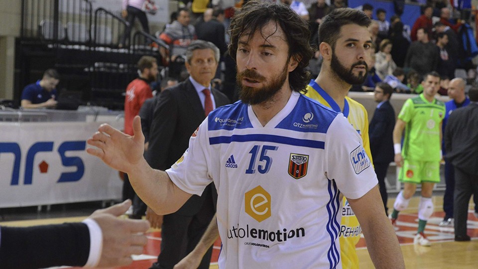 Nano Modrego, jugador del Fútbol Emotion Zaragoza.