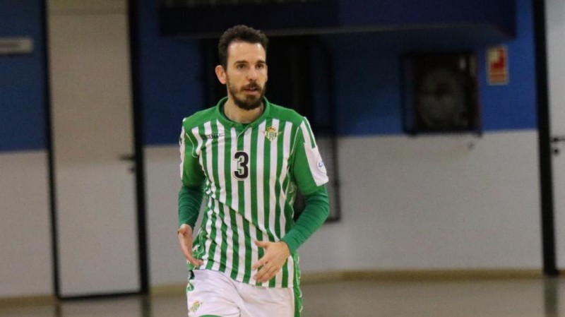 Borja Blanco, jugador del Real Betis Futsal, durante un encuentro.