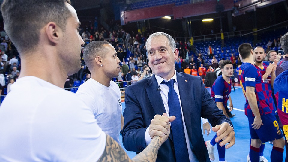 Andreu Plaza, entrenador del Barça.