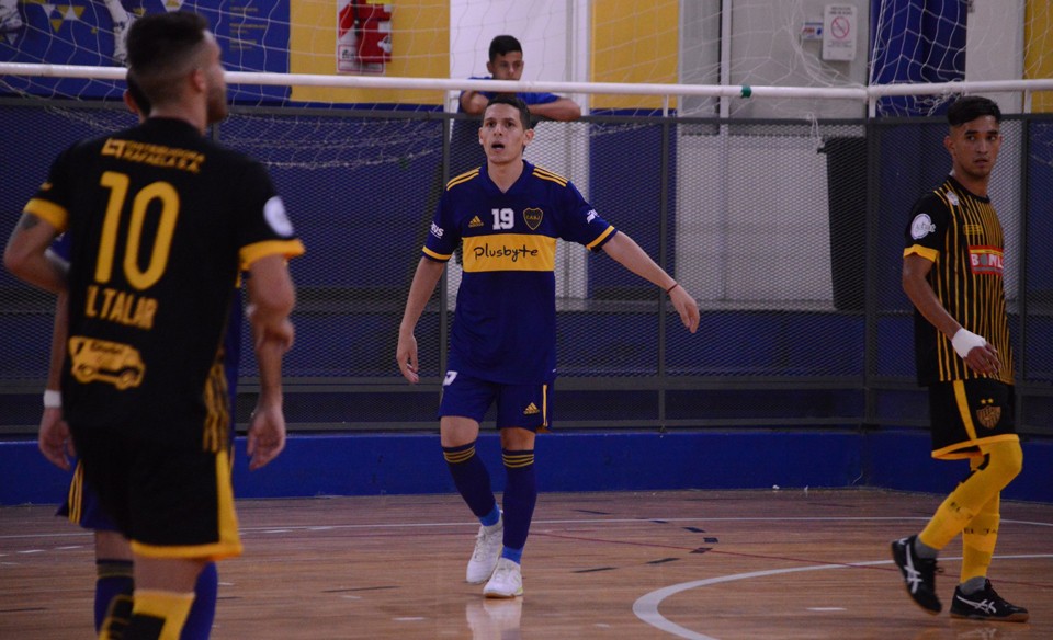 Franco Martínez Riveras, de Boca Juniors en la Primera División del Futsal AFA