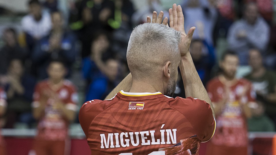 Miguelín, jugador de ElPozo Murcia Costa Cálida.