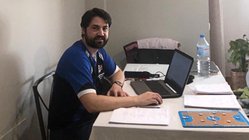 Marlon Velasco, entrenador del Noia Portus Apostoli