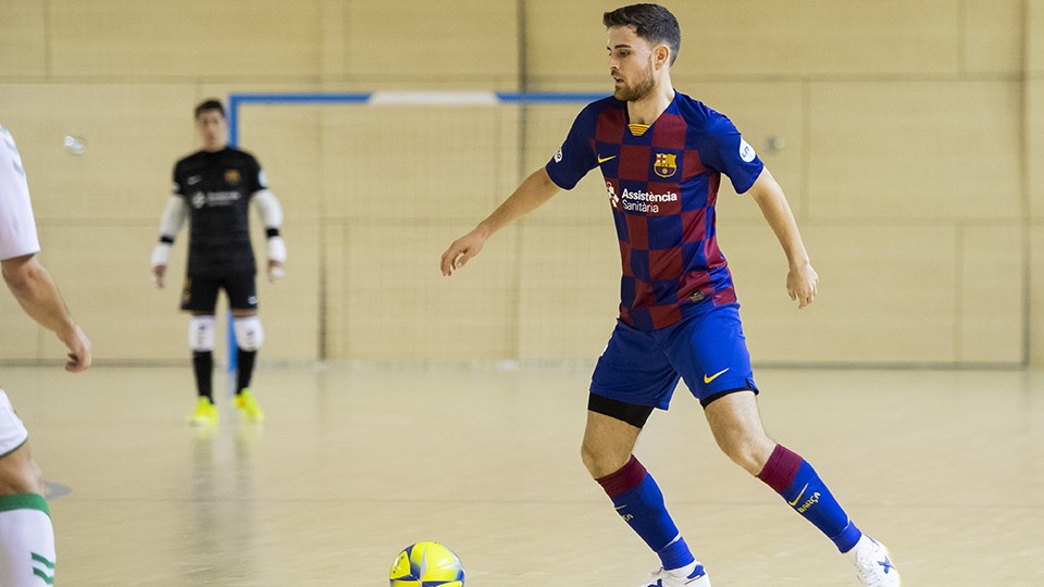 Mario, jugador del Barça B.