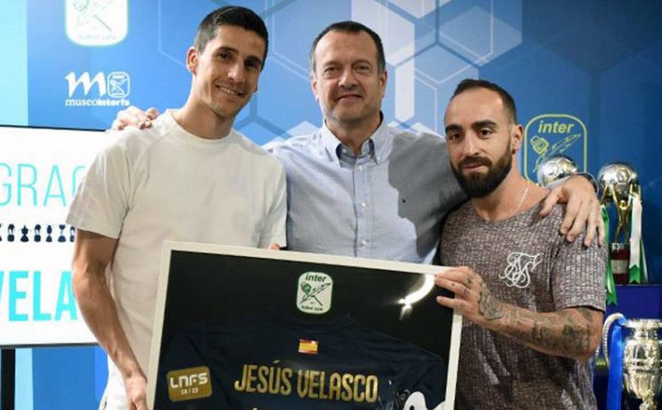 Jesús Velasco hizo historia en Movistar Inter junto a Ortiz y Ricardinho