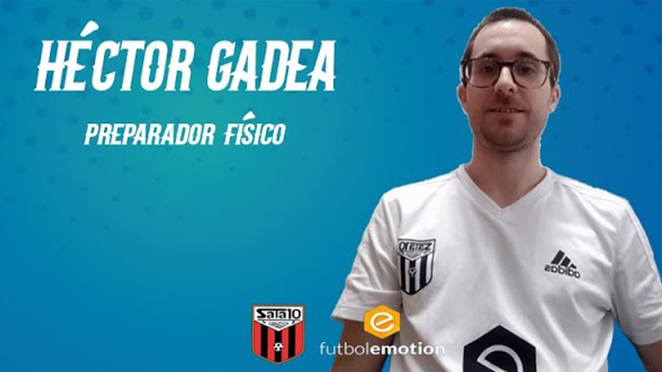 Héctor Gadea, preparador físico del Fútbol Emotion Zaragoza.