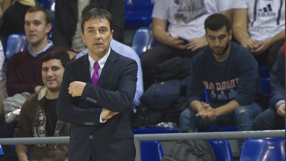 Imanol Arregui, entrenador del CA Osasuna Magna.