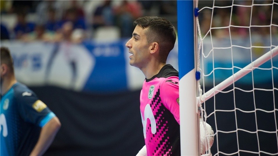 Álex González, portero de Movistar Inter.